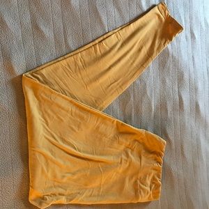 Lularoe TC Mustard Yellow Leggings
